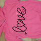 Mikina kocka Love 139790